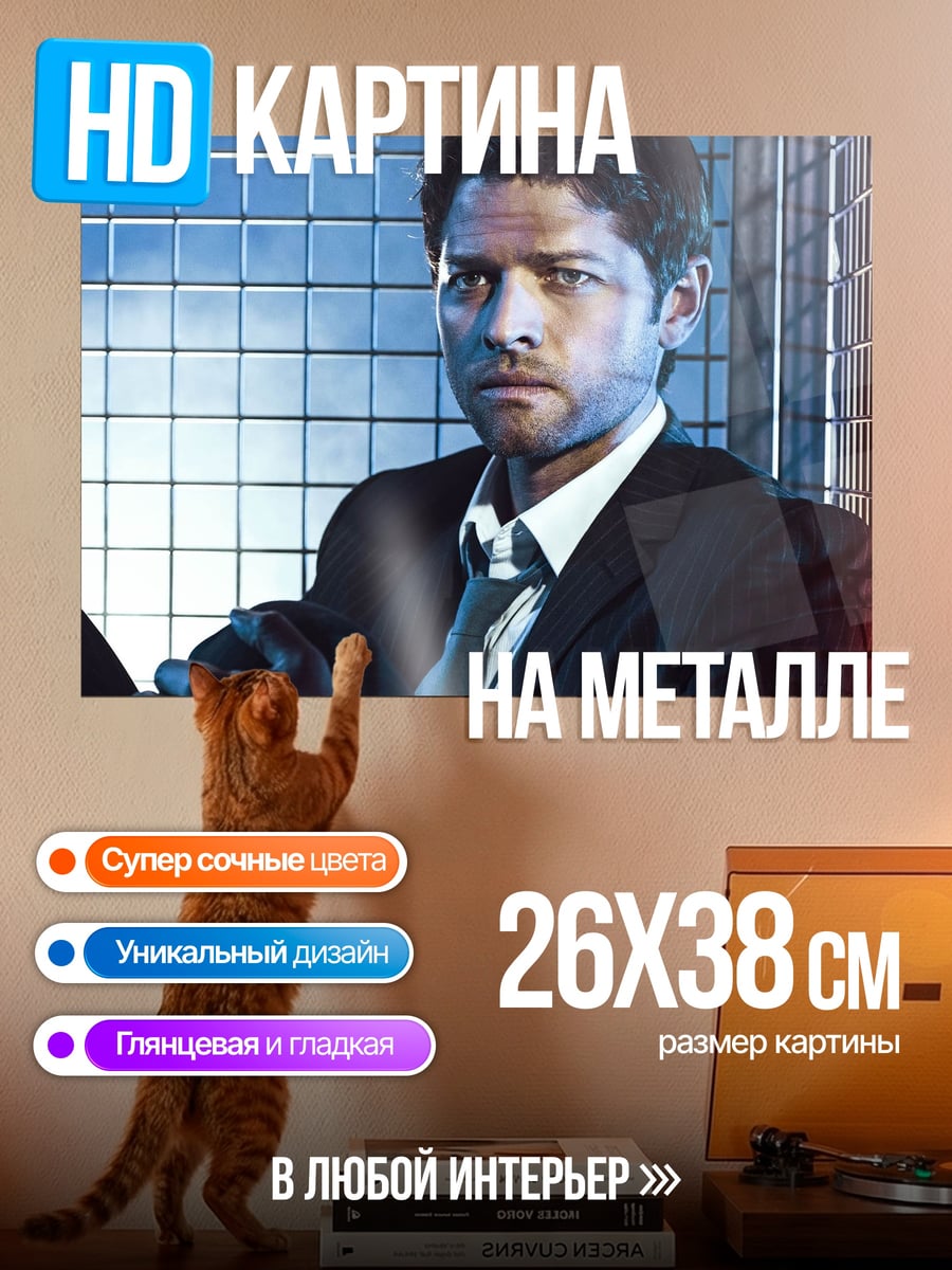 Картина на металле мужчина в костюме