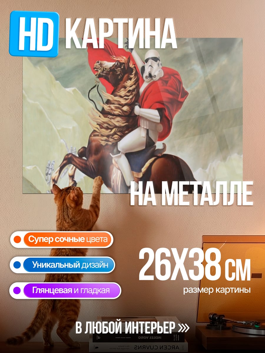Картина на металле Штурмовик Наполеон