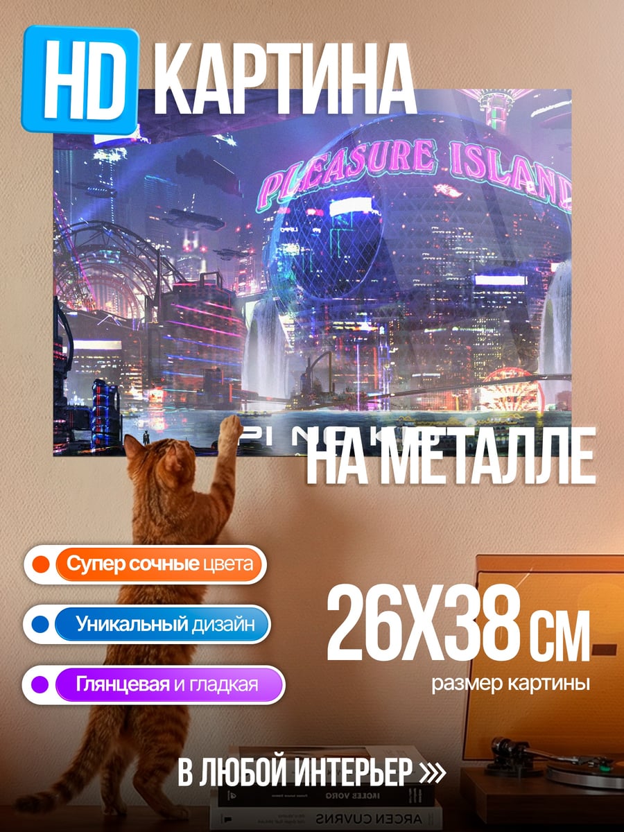Картина на металле пино кид