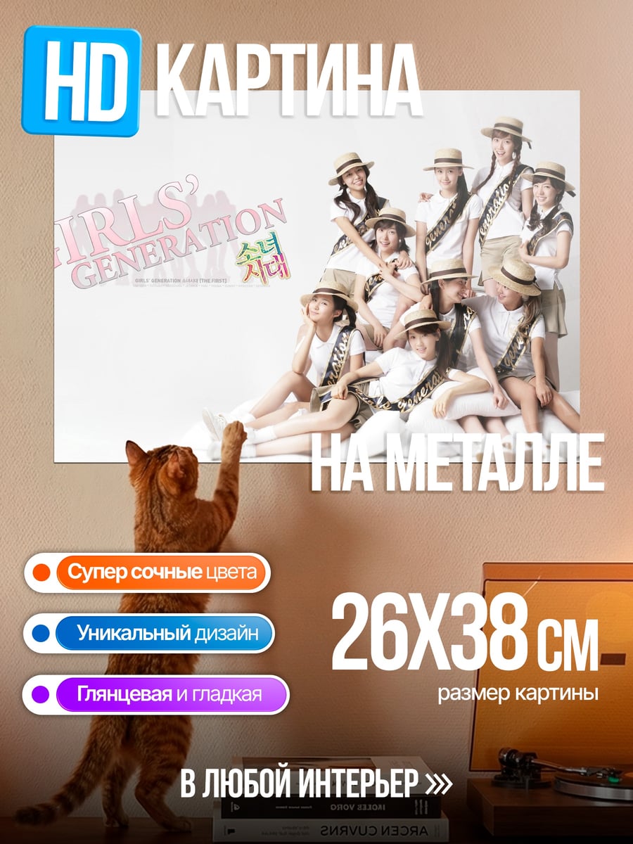 Картина на металле Girls' Generation