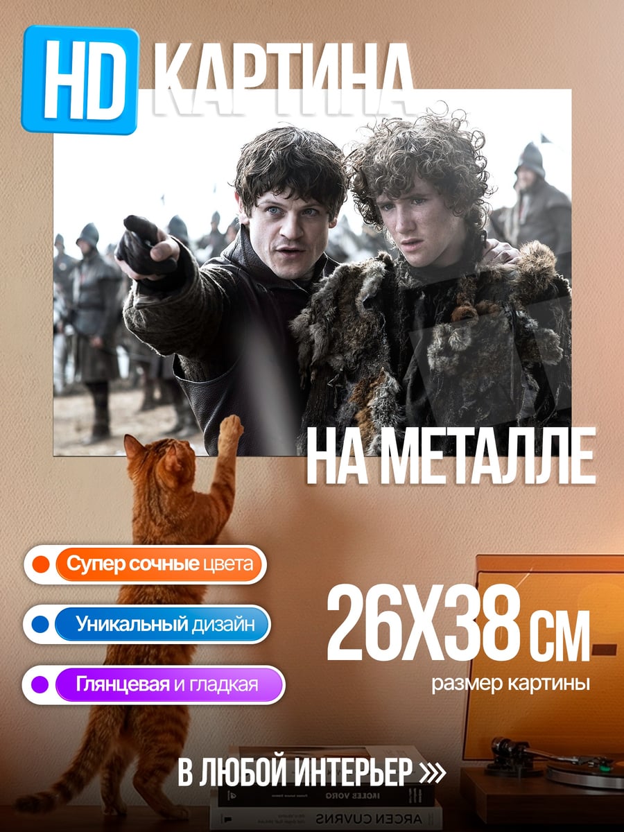 Картина на металле Братья из Игры Престолов
