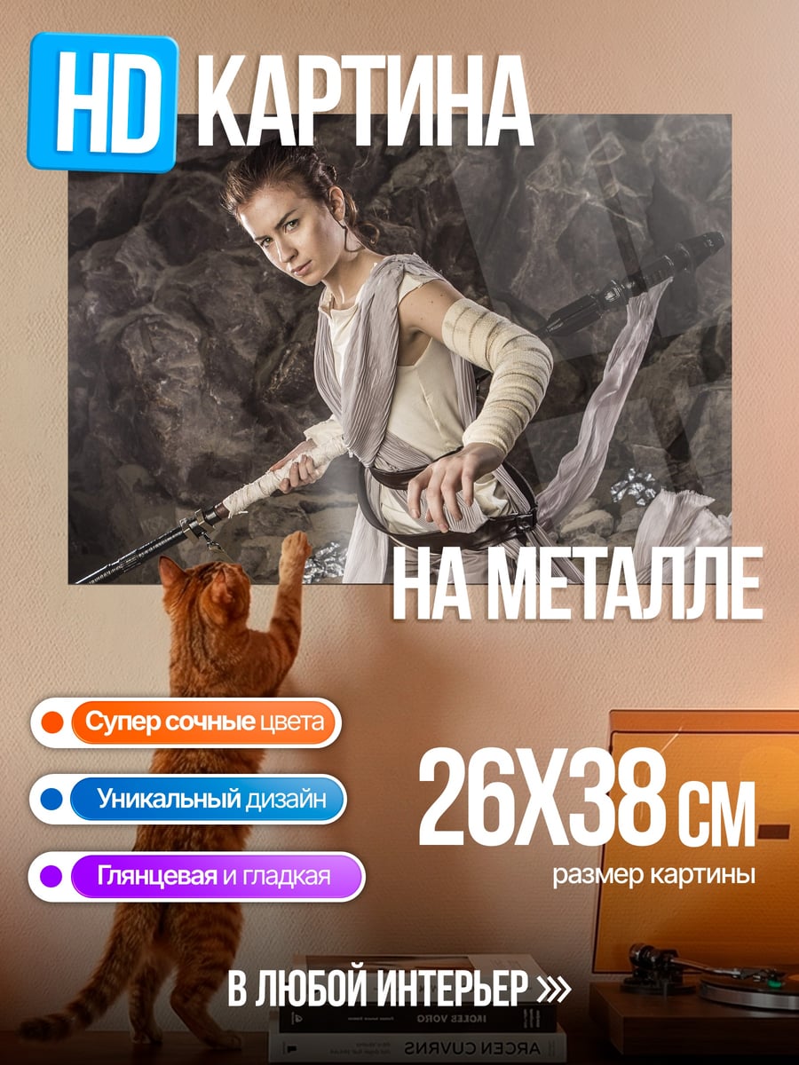 Картина на металле Рей из Звёздных
