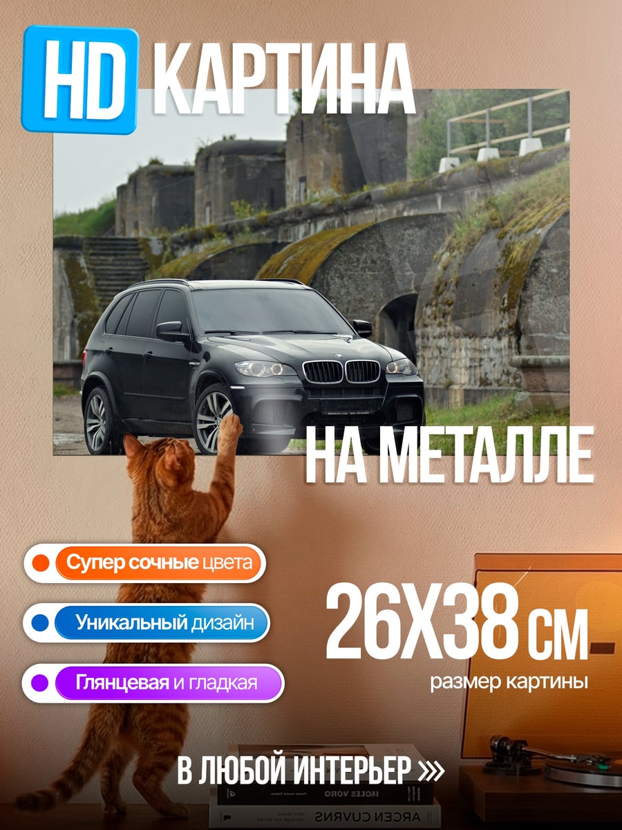 Картина на металле BMW X5