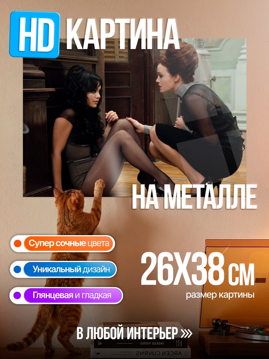 Картина на металле Секреты Двух Подруг