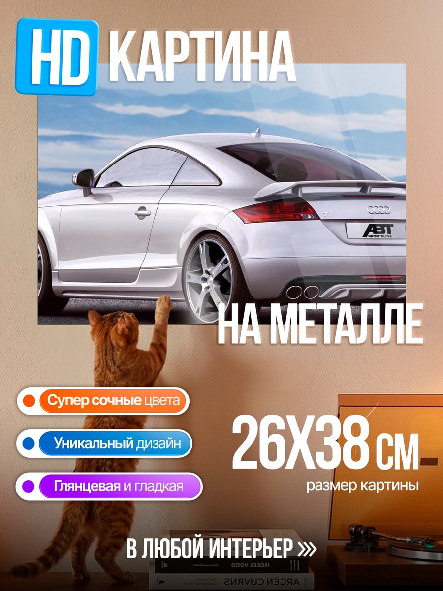 Картина на металле ABT Audi TT