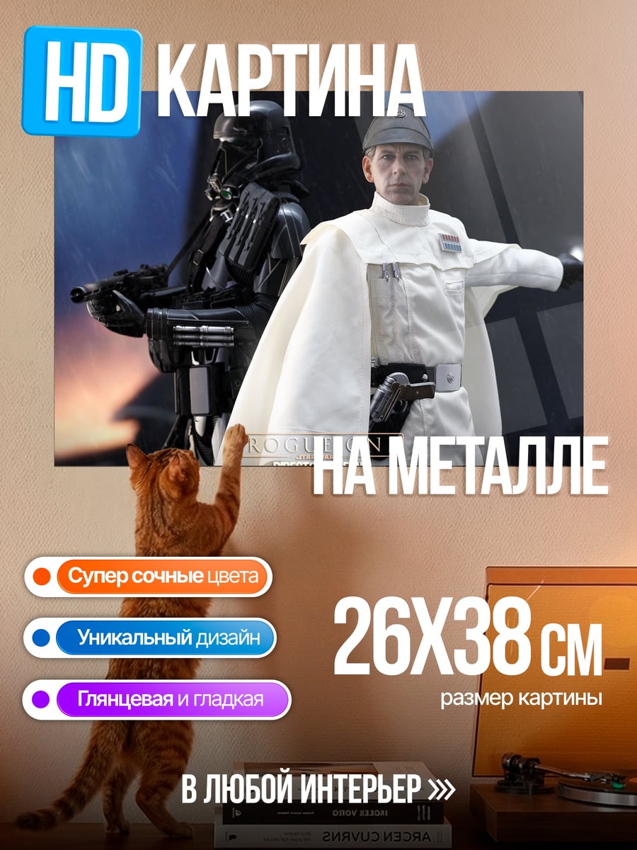 Картина на металле Имперский офицер Звездные войны