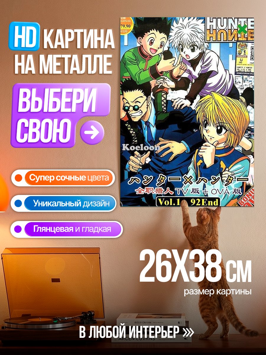 Картина на металле Hunter x Hunter