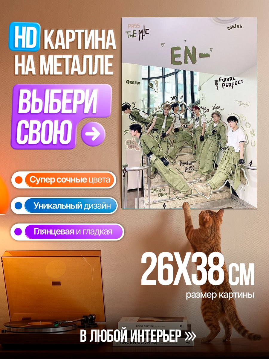 Картина на металле ENHYPEN Future Perfect