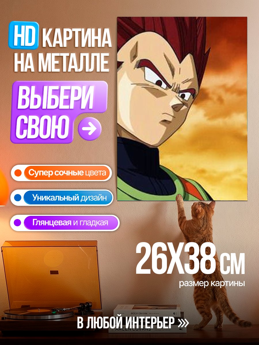 Картина на металле Персонаж Веджета