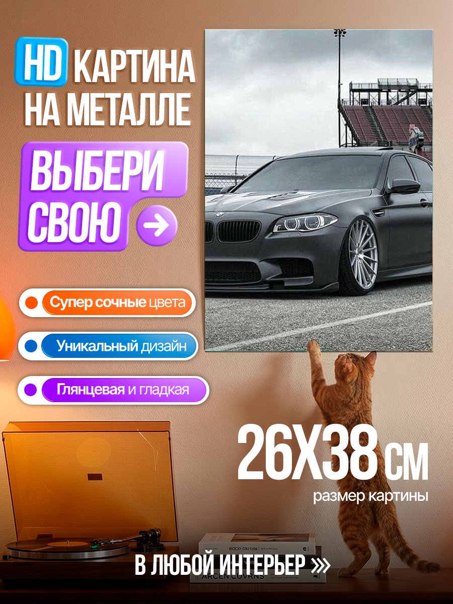 Картина на металле BMW M5