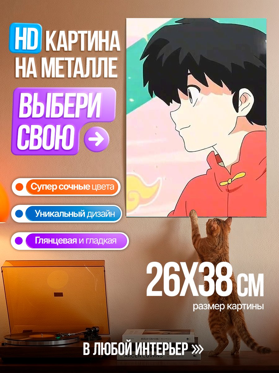 Картина на металле Ранма 1/2 персонаж