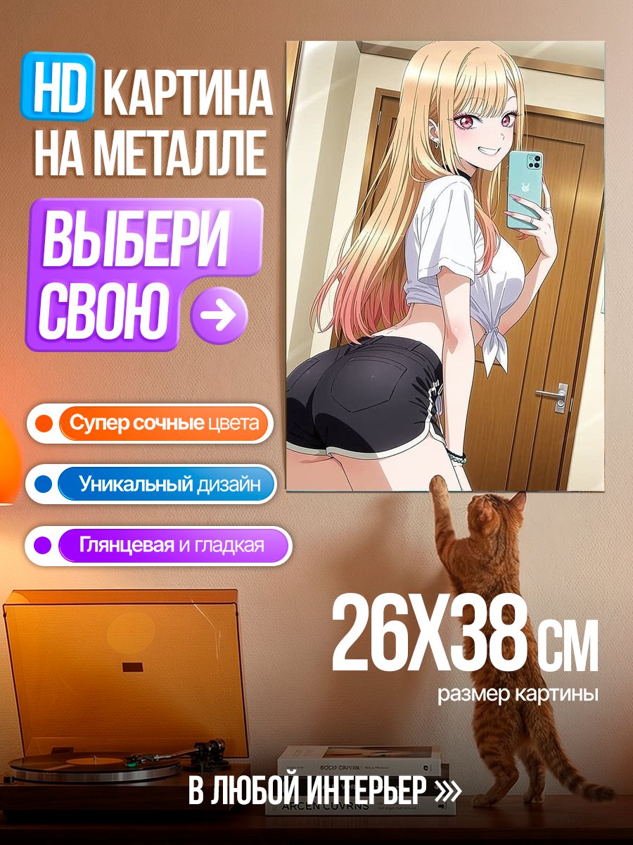 Картина на металле Марин Китагава из Мой сосед