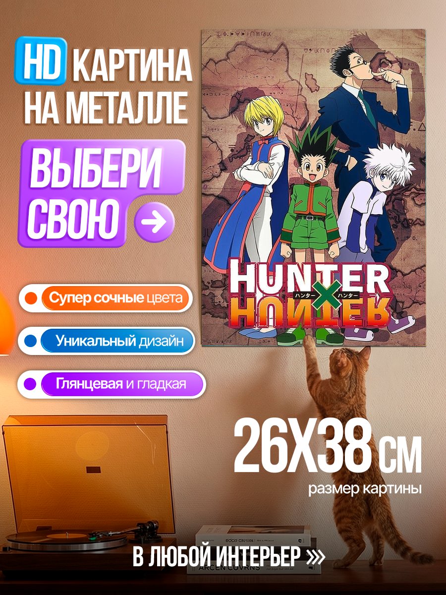 Картина на металле Hunter x Hunter