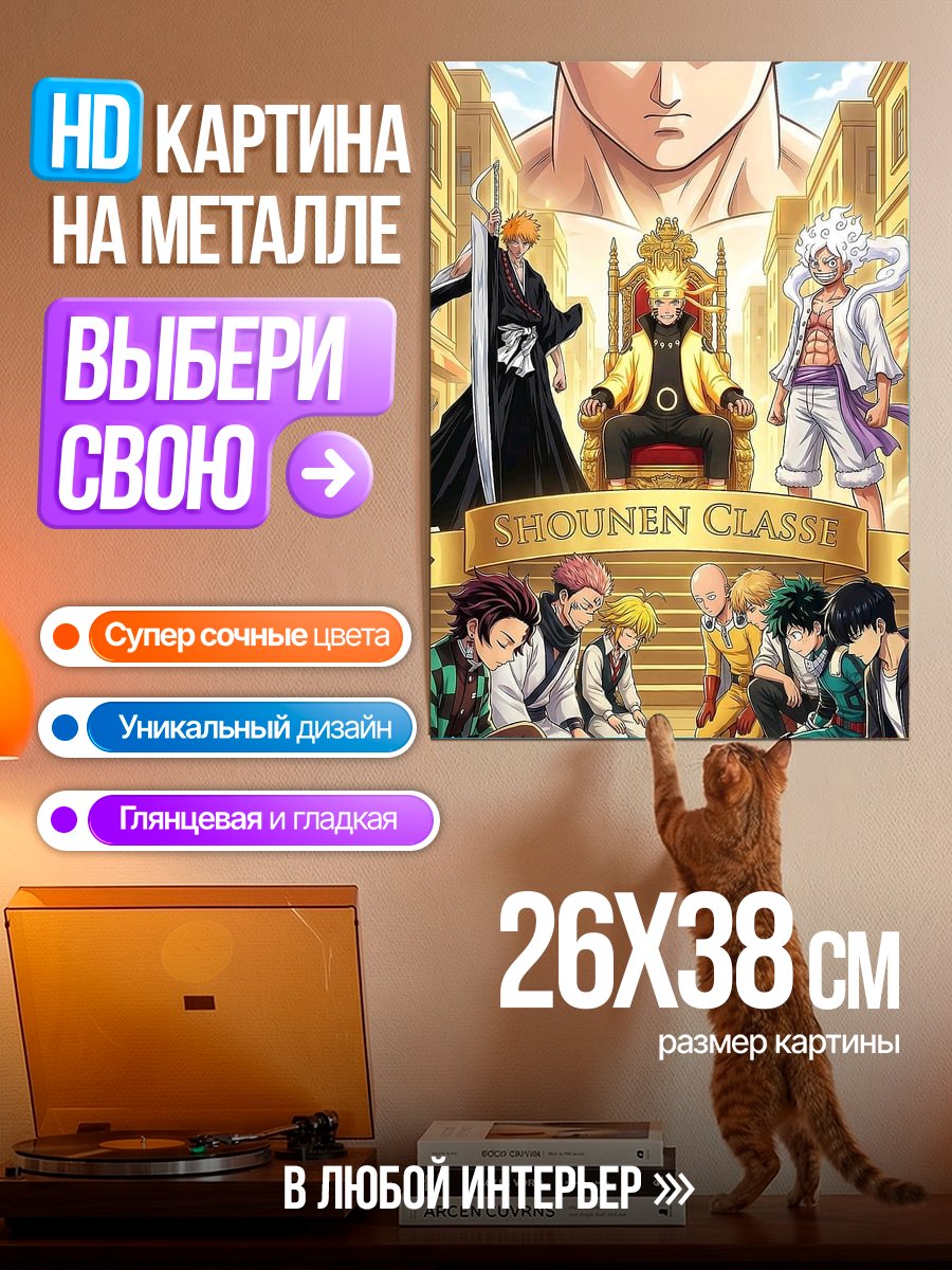 Картина на металле Shonen Class