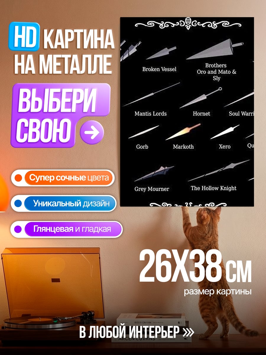 Картина на металле Коллекция оружия