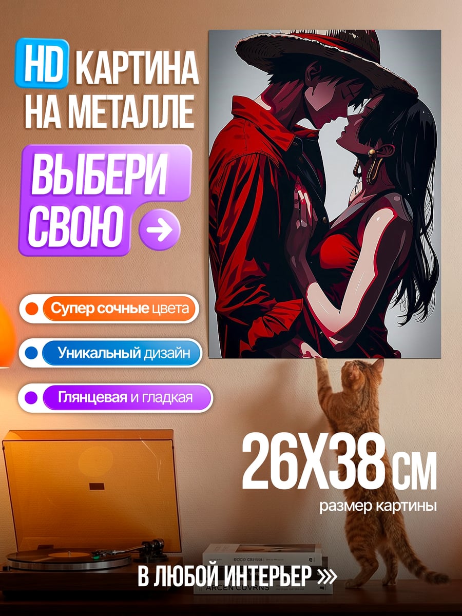 Картина на металле Пара из Ван Пис