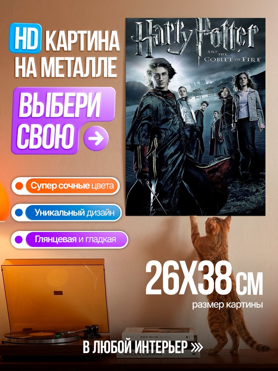 Картина на металле Гарри Поттер Кубок Огня