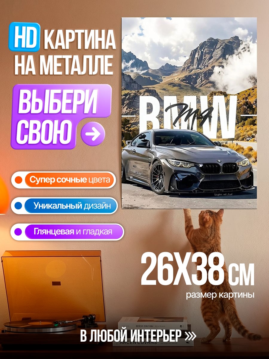 Картина на металле BMW M9