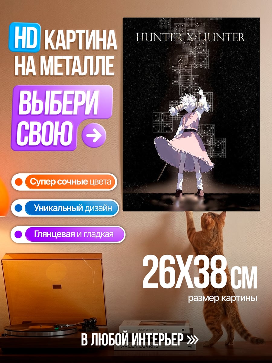 Картина на металле Киллуа Гон Хантер х Хантер