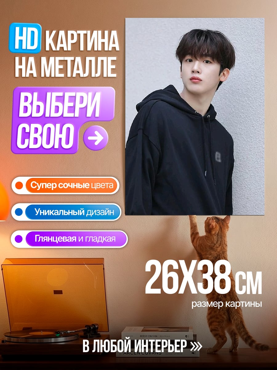 Картина на металле Пак Чимин