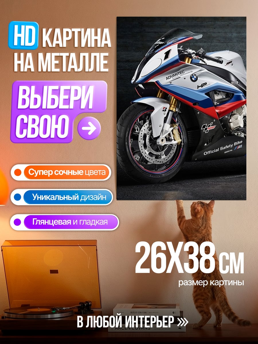 Картина на металле BMW M1000RR