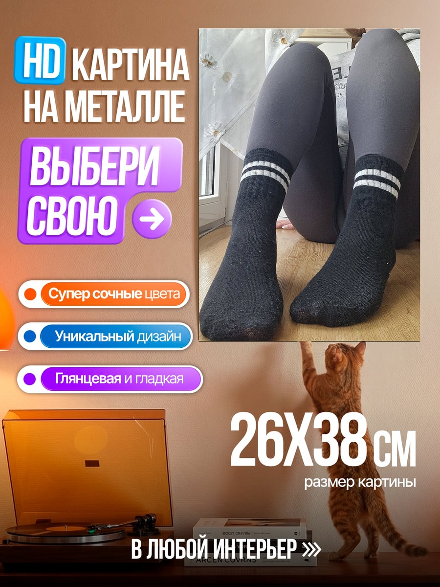 Картина на металле Красная панда маг