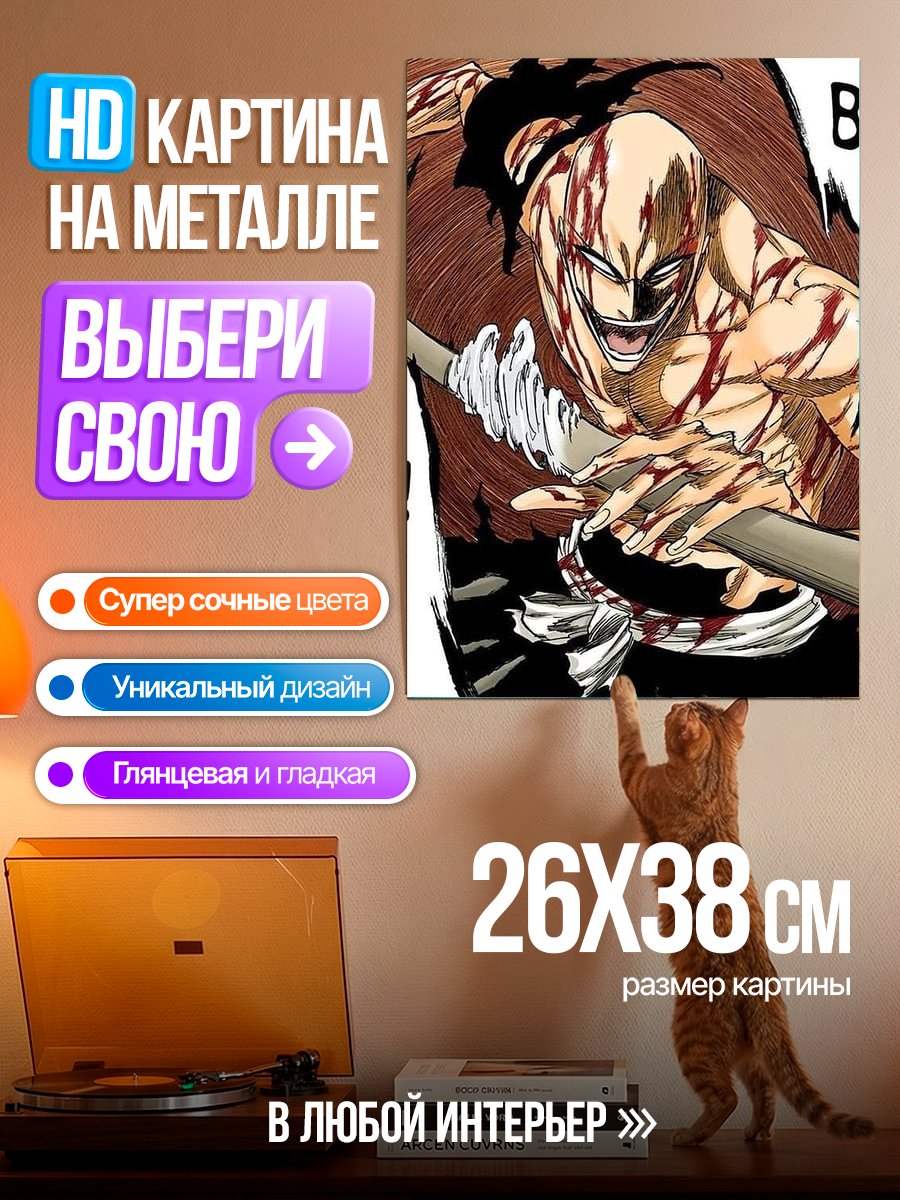 Картина на металле Банкай Иккаку