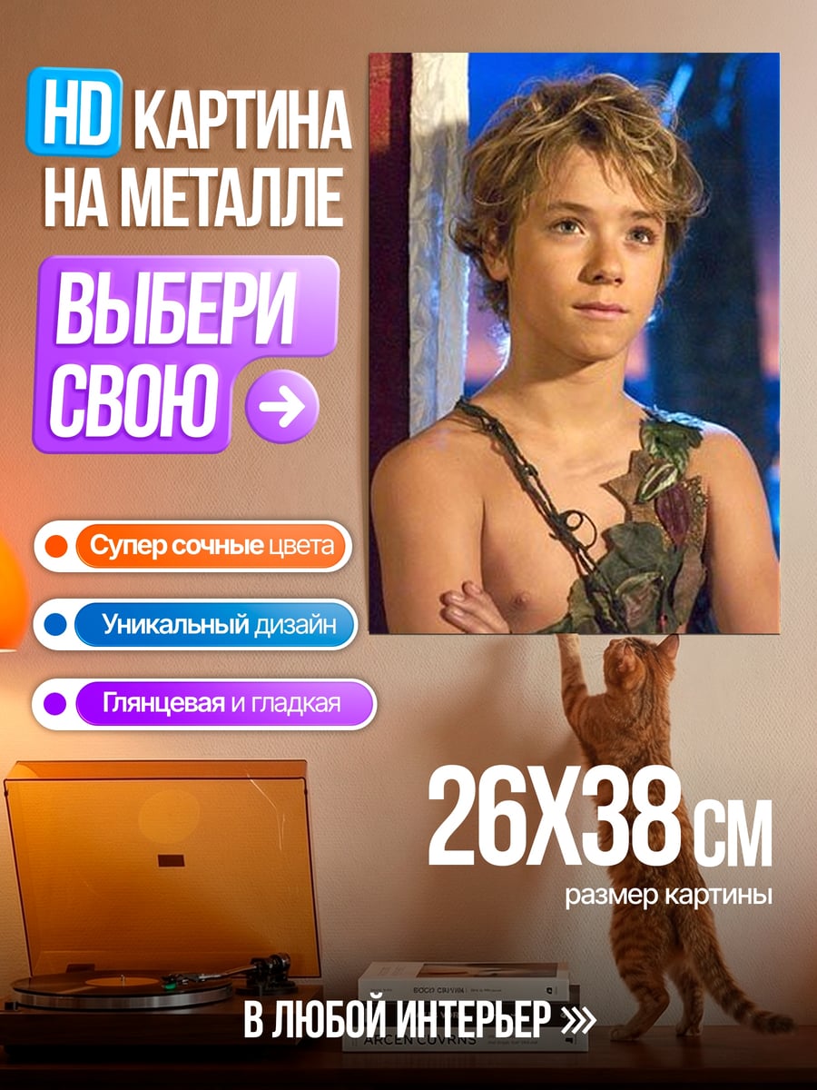 Картина на металле Питер Пэн