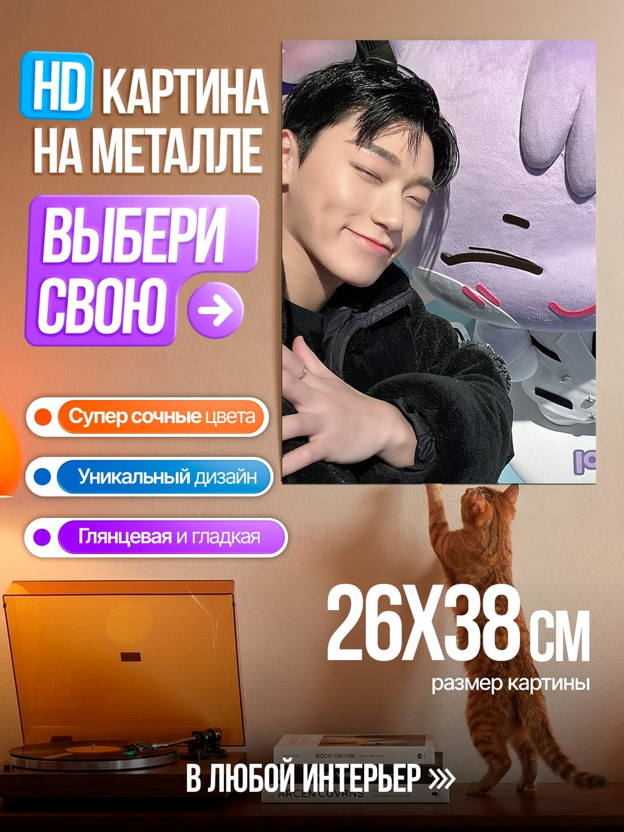Картина на металле K-pop айдол