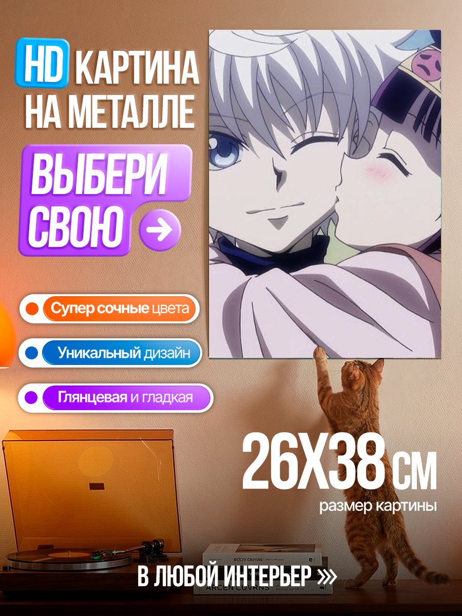 Картина на металле Киллуа и Аллука