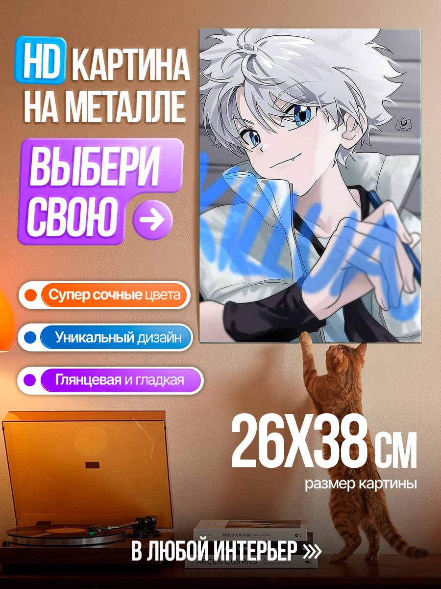 Картина на металле Киллуа Зольдик