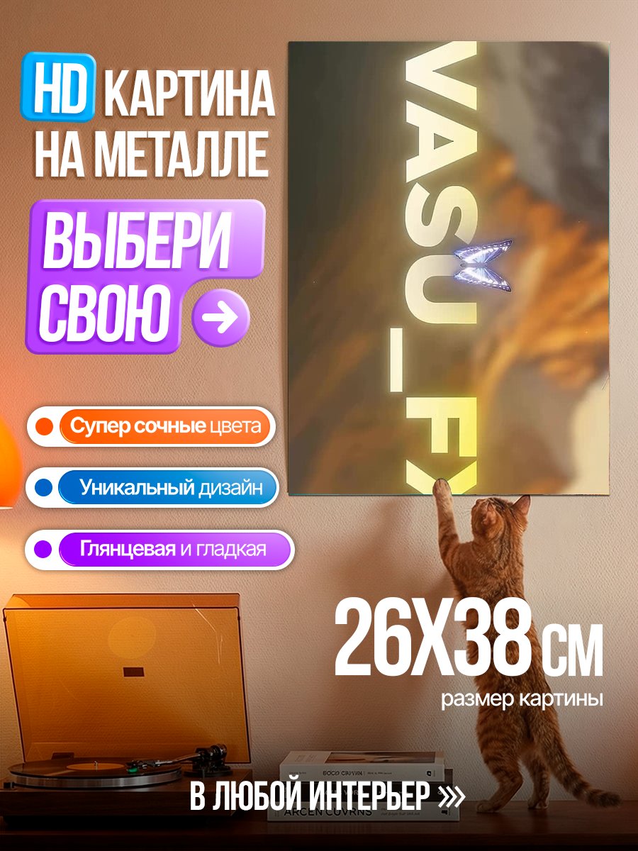 Картина на металле VASU_FX