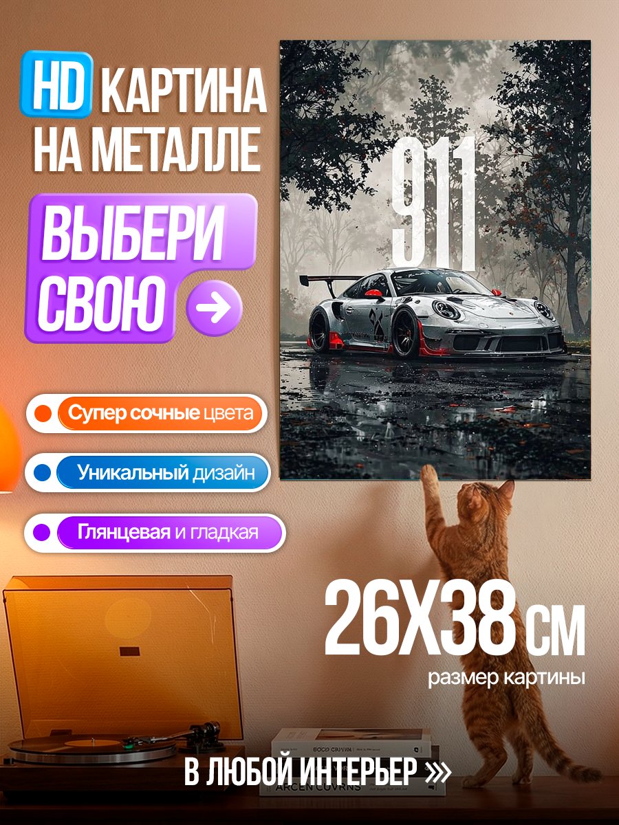 Картина на металле Легенда 911