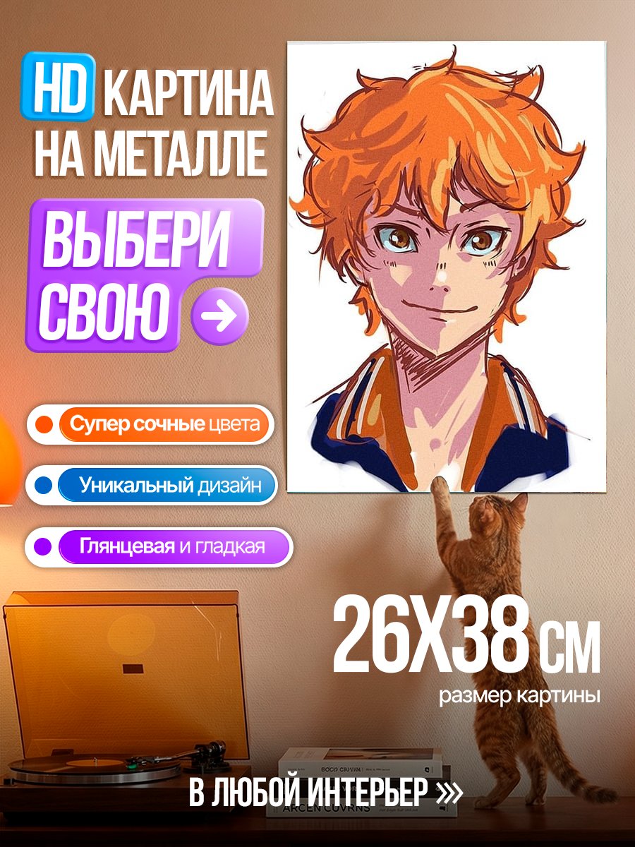 Картина на металле Хината Шоё