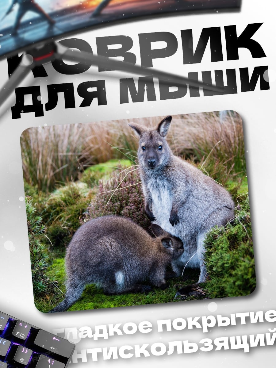 Коврик два кенгуру