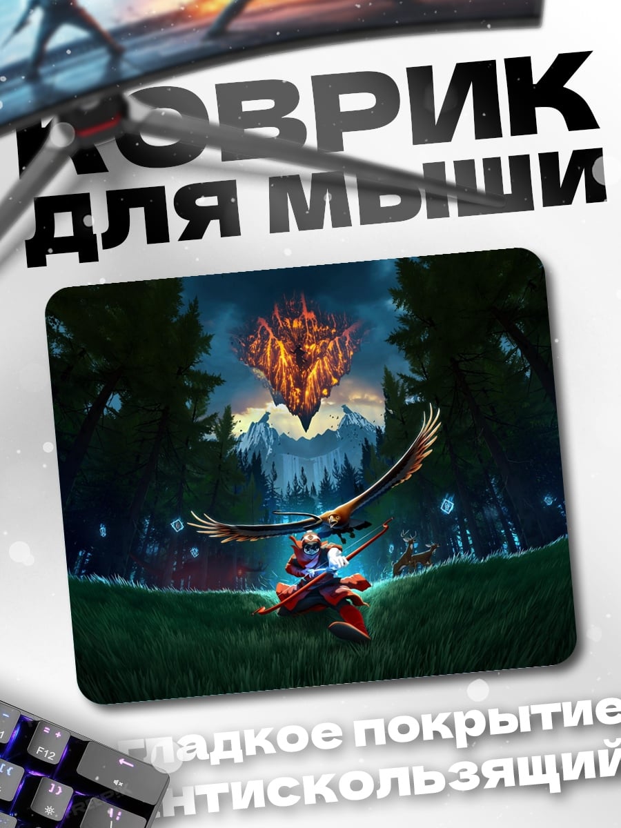 Коврик Орел над лесом