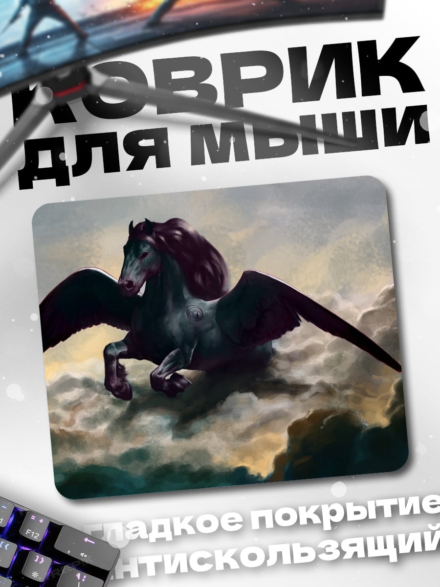 Коврик Черный Пегас