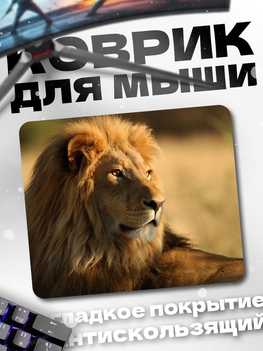 Коврик Лев царь зверей