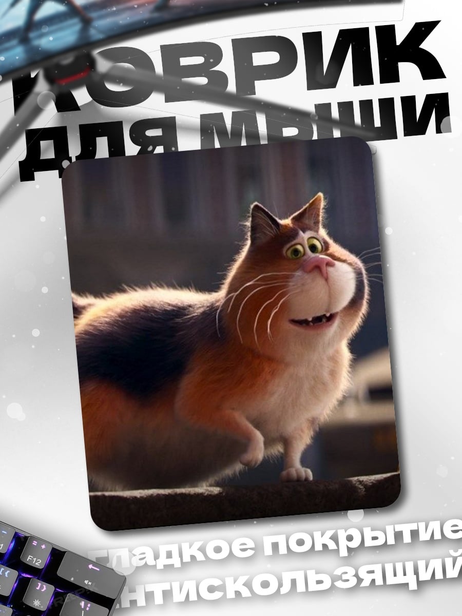 Коврик Пушистый кот