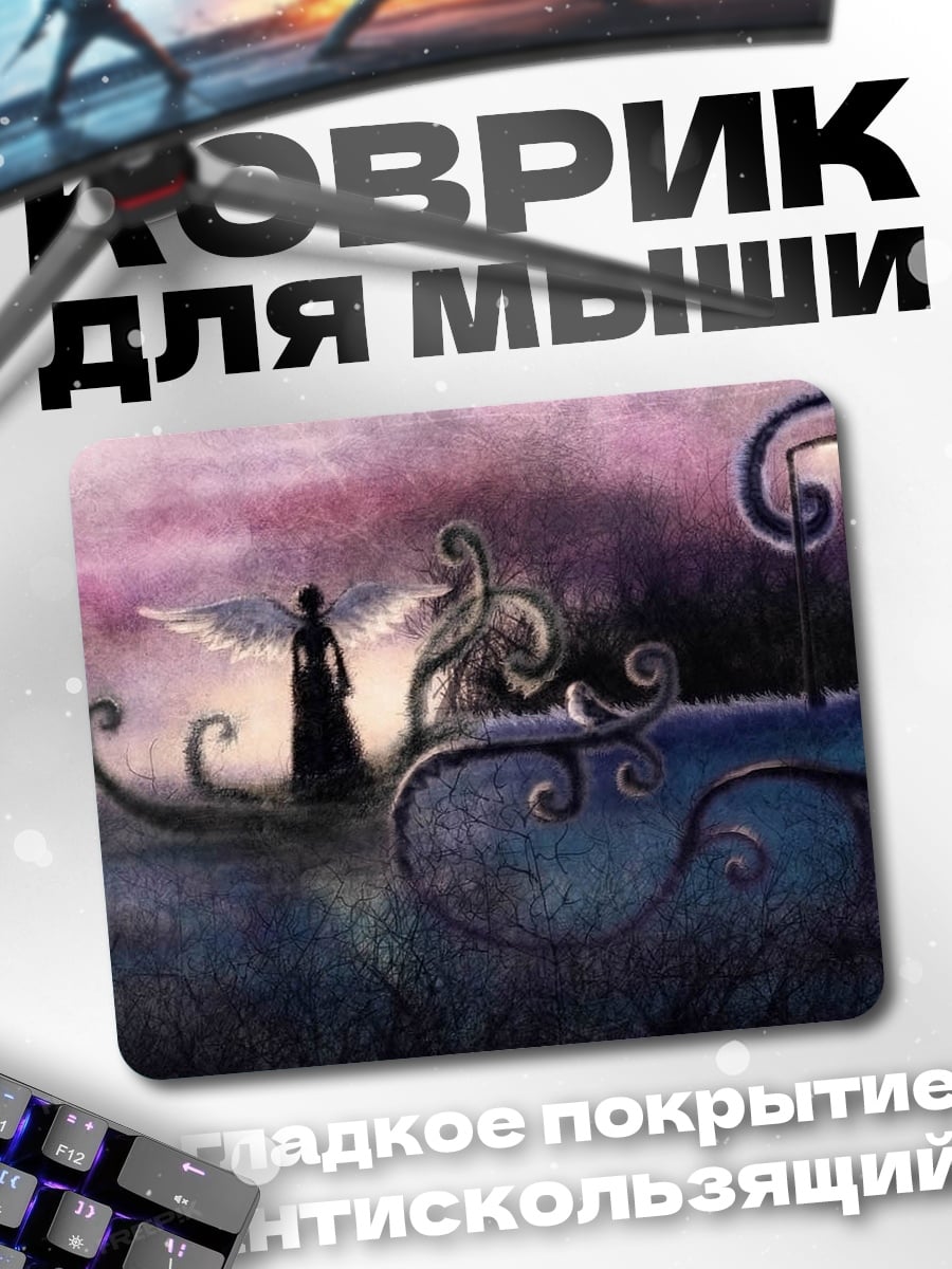 Коврик ангел на санях