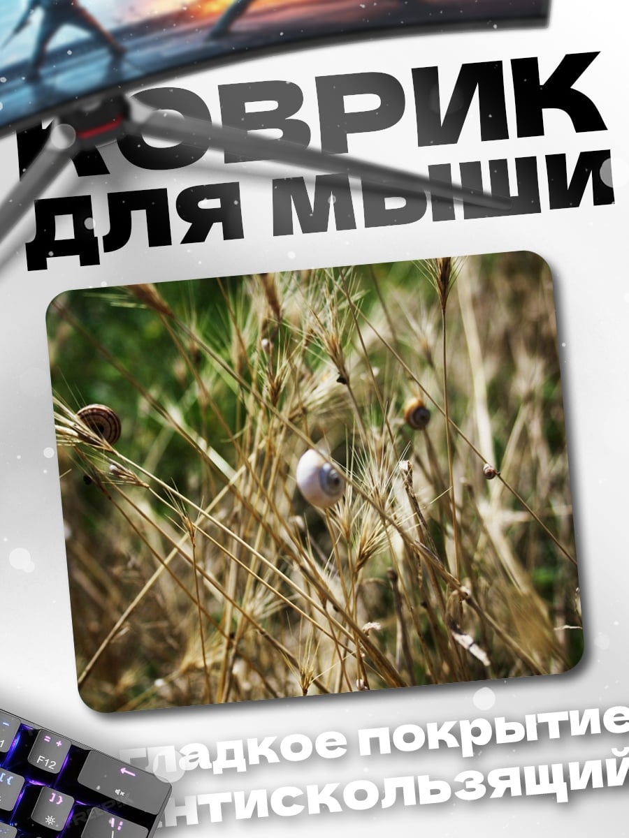 Коврик Улитка в траве