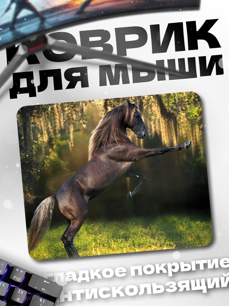 Коврик Дикий конь