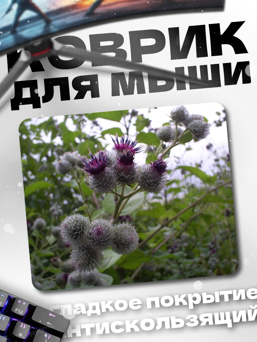 Коврик Цветок лопуха