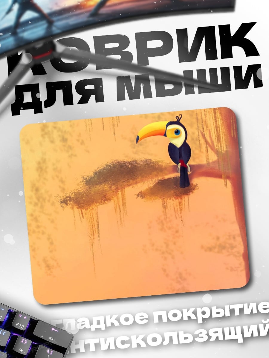 Коврик Тукан на ветке