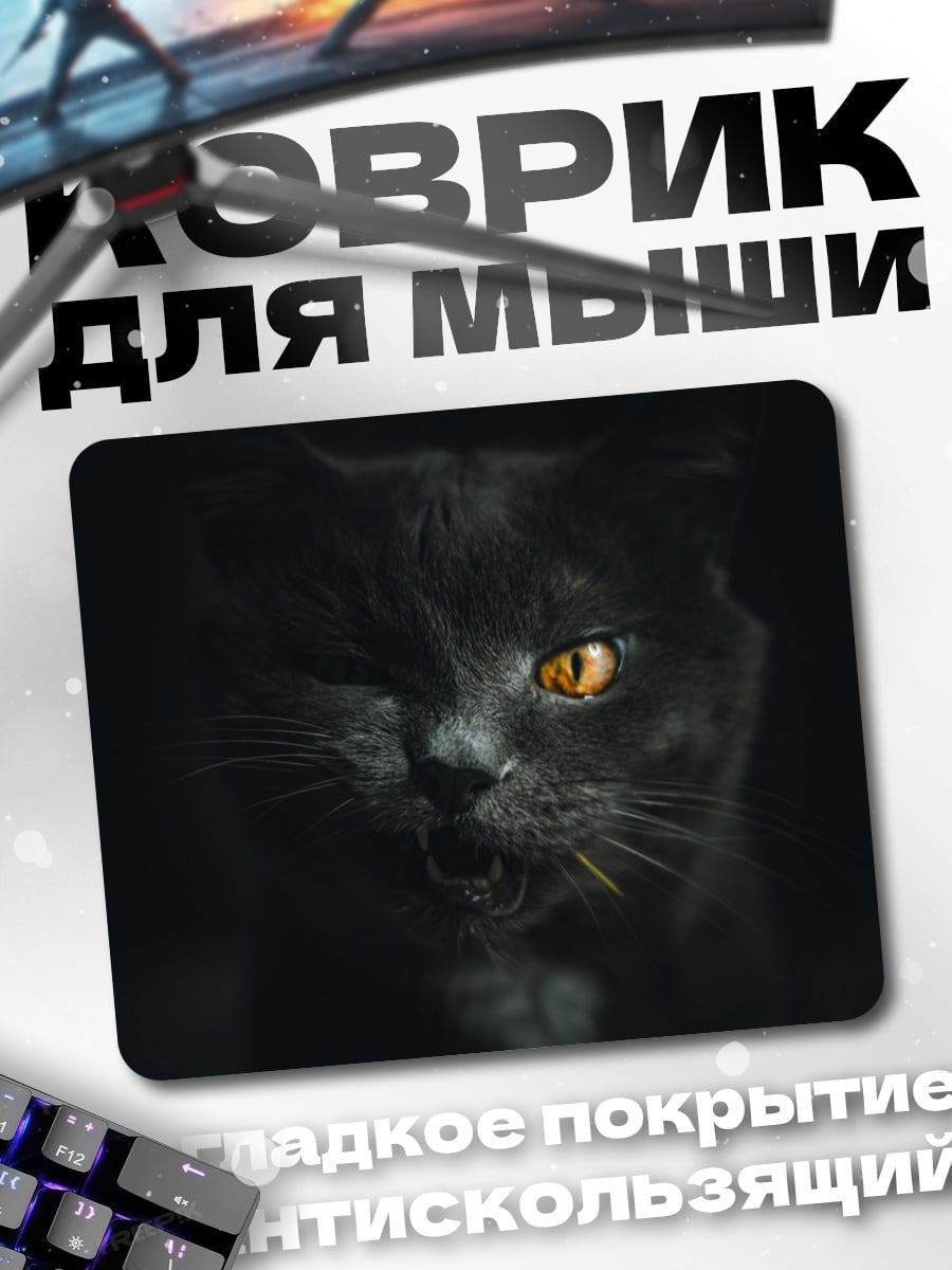 Коврик Черный кот