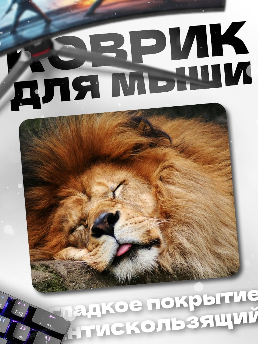 Коврик Спящий лев