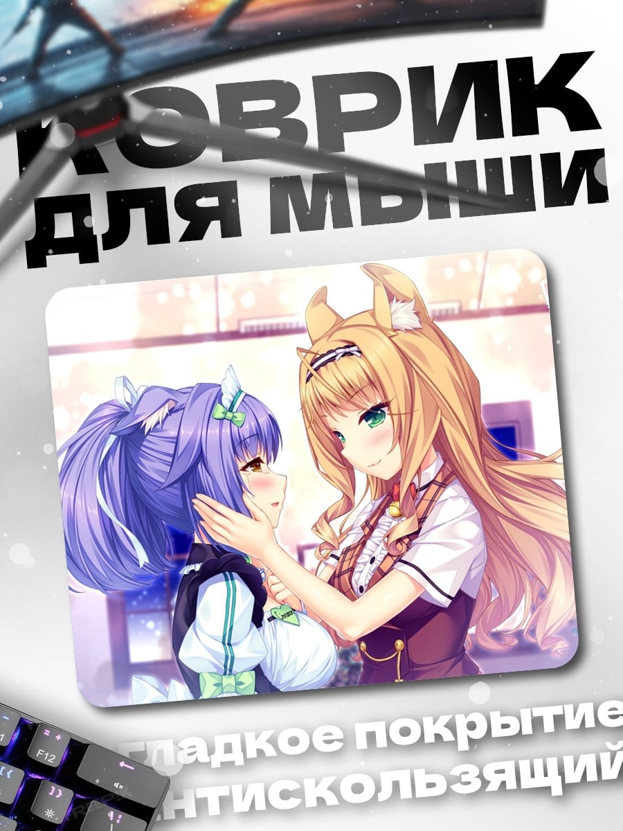 Коврик Две аниме девушки
