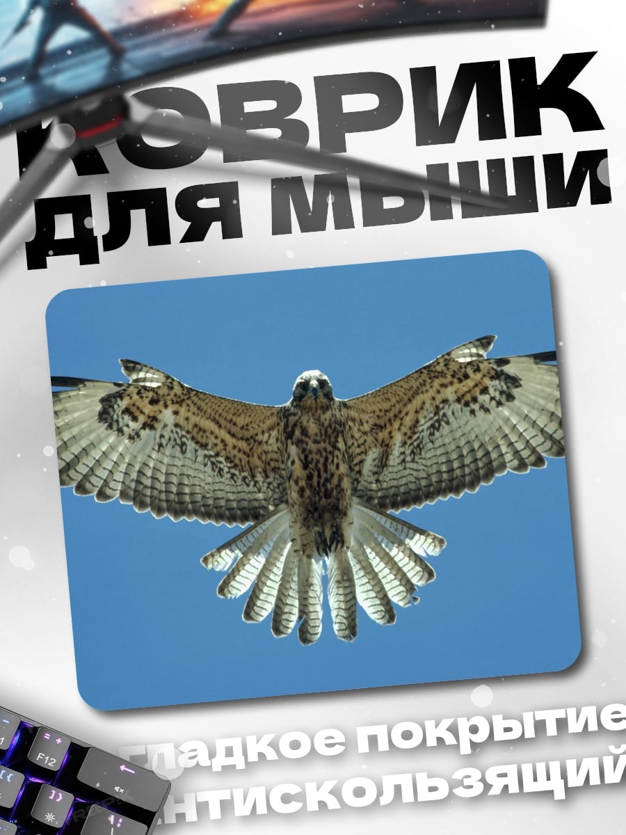 Коврик Парящий орел в небе