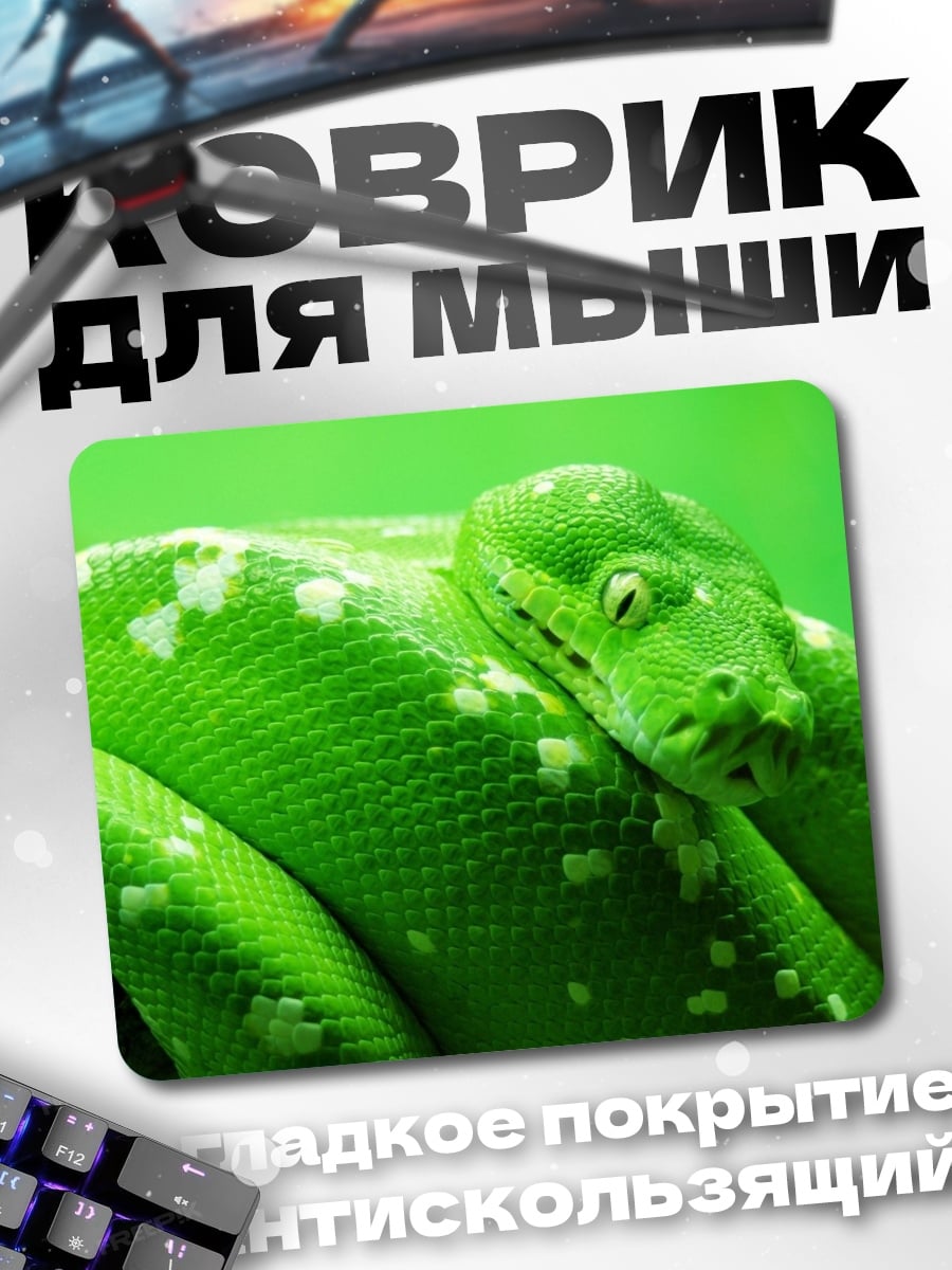 Коврик Зеленая змея