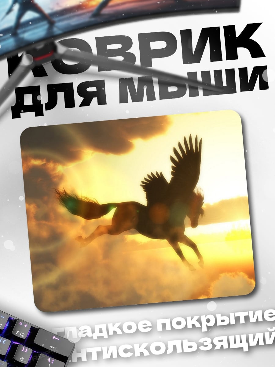 Коврик пегас в небе